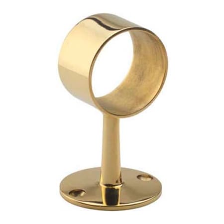 Lavi Industries Lavi Industries, Flush Center Post, for 2" Tubing, Polished Brass 00-342/2
